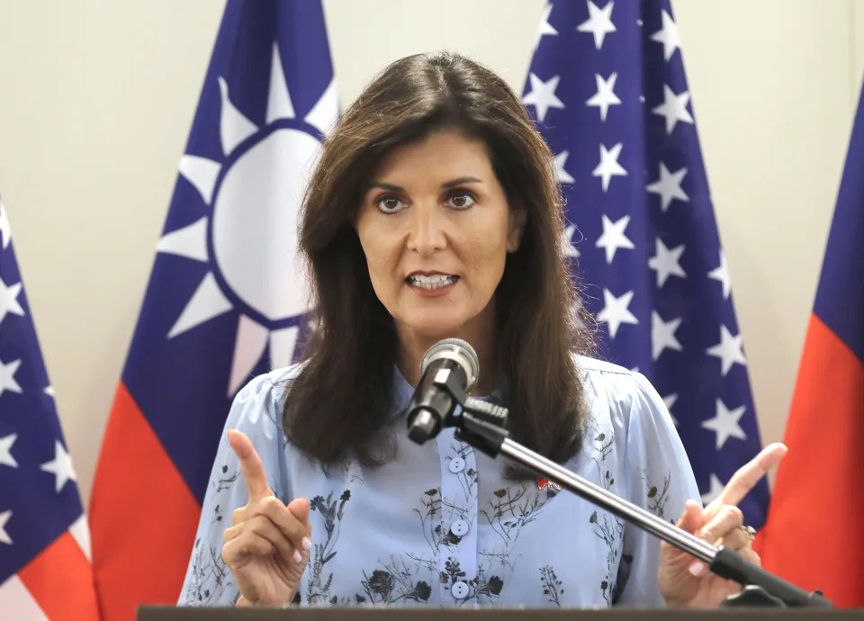 2024-08-25
尼基 · 黑利（Nikki Haley）在台灣表示，
孤立主義政策對國家不...